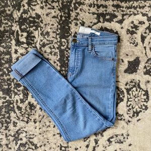 Free People High Rise Roller Crop Skinnies 25
